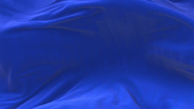 4k Wave Blue satin fabric Background.Silk cloth fluttering in the wind.tenderness and airiness.3D digital animation of seamless flag waving cloth.