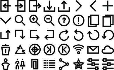 Media Icon Basic Interface Solid Style for any purposes website mobile app presentation