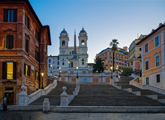 Spanish Steps. Rome. Italy. October 2019.