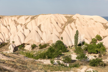 Volcanic Formations Uchisar, Cappadocia, Nevsehir, Turkey.