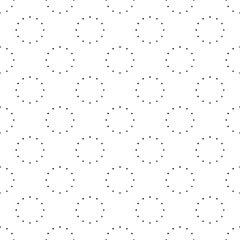 Abstract dotted circle seamless background pattern. Ornament can be used for Gift wrapping paper, pattern fills, web page background,surface textures and fabrics.