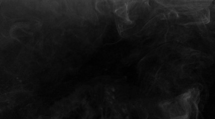 smoke on black background - 352425711