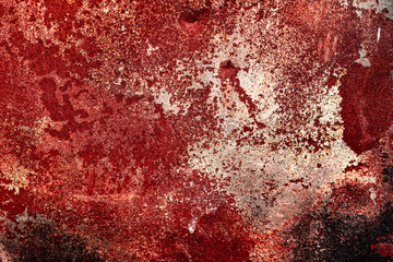 Metal texture with scratches and cracks which can be used as a background