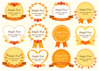 オレンジ系_フレームセット