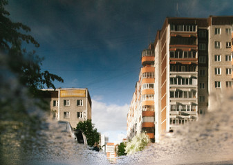 old houses in the city