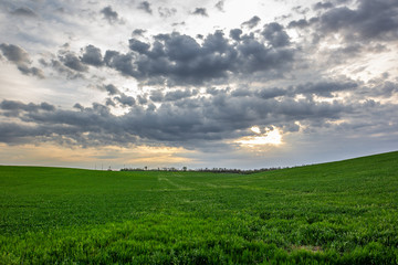 Glow over the fields