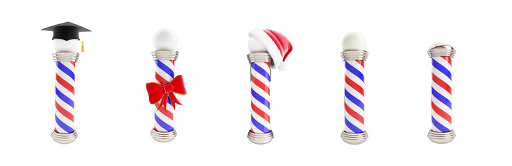 classic barber pole education