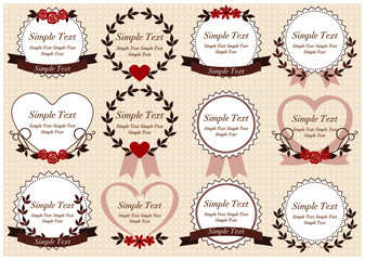 ブラウン系_フレームセット