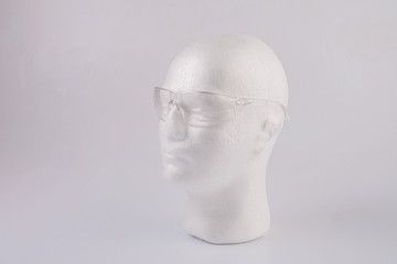 glasses isolated on white background