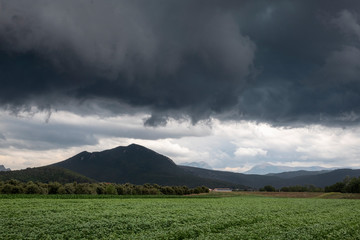 Orage sur la Dr&ocirc;me
