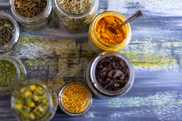 Golden milk with other spices