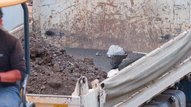 道路工事の現場