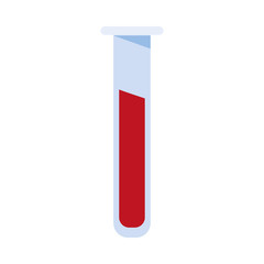 chemistry tube icon vector design