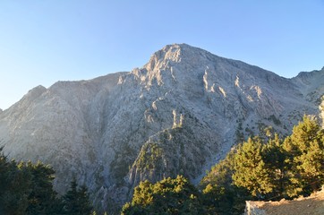 Samaria Gorge National Park in Crete Greece