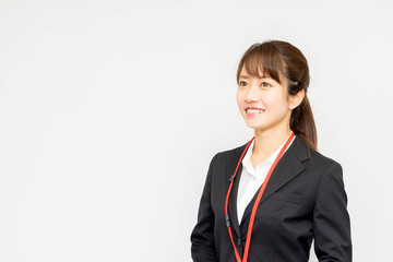 スーツ姿の女性
