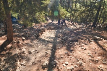 Samaria Gorge National Park in Crete Greece