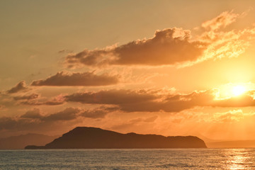 Seacoast in Greek island Crete