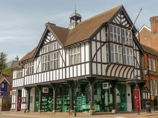 Foto op Canvas The Market House, Akeman Street, Tring. A Grade II Listed Building which opened in 1898. © Peter Fleming