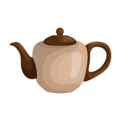 Kettle vector icon.Cartoon vector icon isolated on white background kettle.