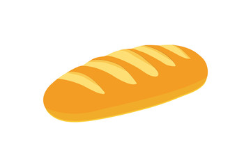 Cartoon bread icon.