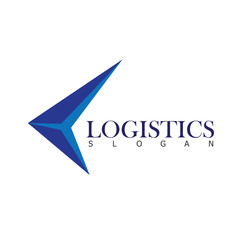 Logistics Business Icon Arrow Isolated Vector