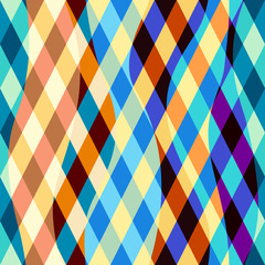 Argyle seamless vector pattern background. Pattern of a rhombuses.