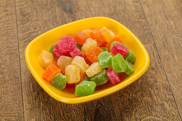 Sweet candied fruit