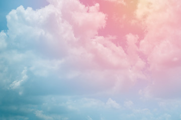 Fototapeta premium cloud background with a pastel colour