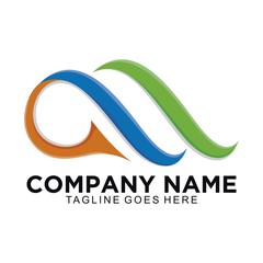 Abstract logo design template