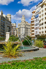 Innenstadtszene Valencia