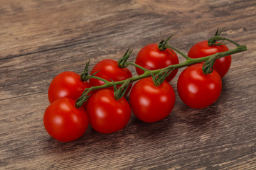 Ripe tomatoes on the branch