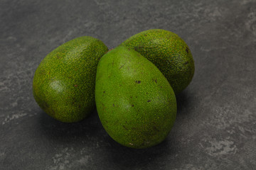 Ripe green dietary avocado - superfood