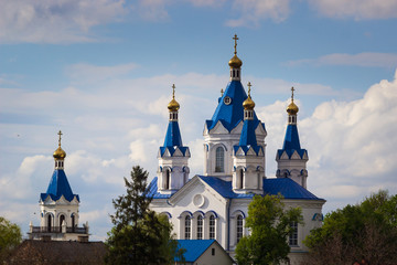 Fototapeta na wymiar Orthodox Cathedral of Saint George in Kamianets Podilskyi
