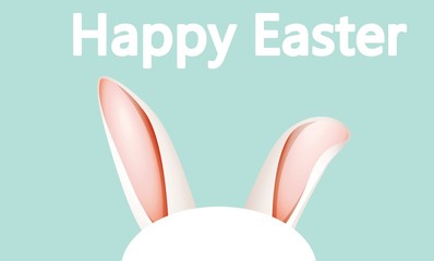 happy easter bunny - illustration design