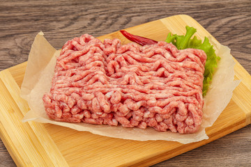 Minced meat - pork and beef
