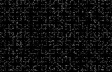 黒地に白い掠れ模様の和柄：角繋ぎ