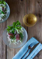 Marinated tuna salad