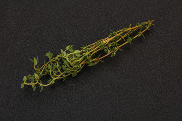 Aroma Fresh green thyme branch