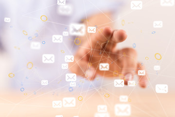 service communication support contact concept service