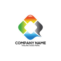 Abstract logo design template