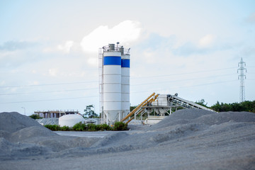 Obraz premium Sand destined to the manufacture of cement in a quarry