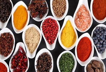 Spices and herbs.