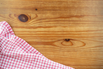 Kitchen cloth on the table.