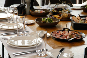 Restaurant kitchen cafe food concept