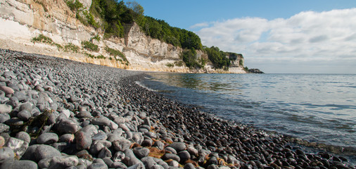 beach and rocks on mon denmark