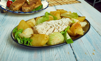 Sizzling cod