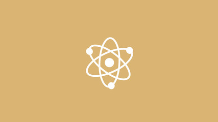 Amazing atom icon,New atom icon,science icon