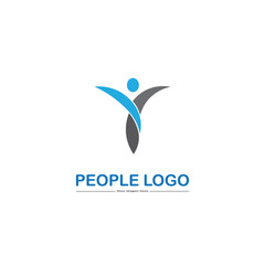 People Logo Icon Social Symbol 