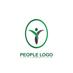 Fototapeta premium People Logo Icon Social Symbol 