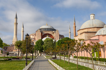 Hagia Sophia Museum in Sultanahmet, Istanbul, Turkey